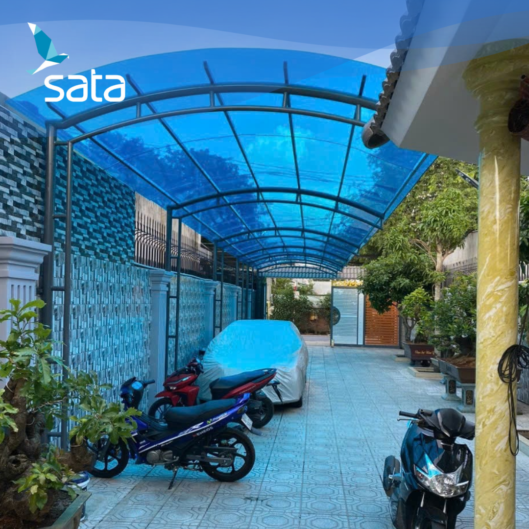 Ứng dụng của Tấm Lợp Lấy Sáng Polycarbonate Trong Công Trình Dân Dụng