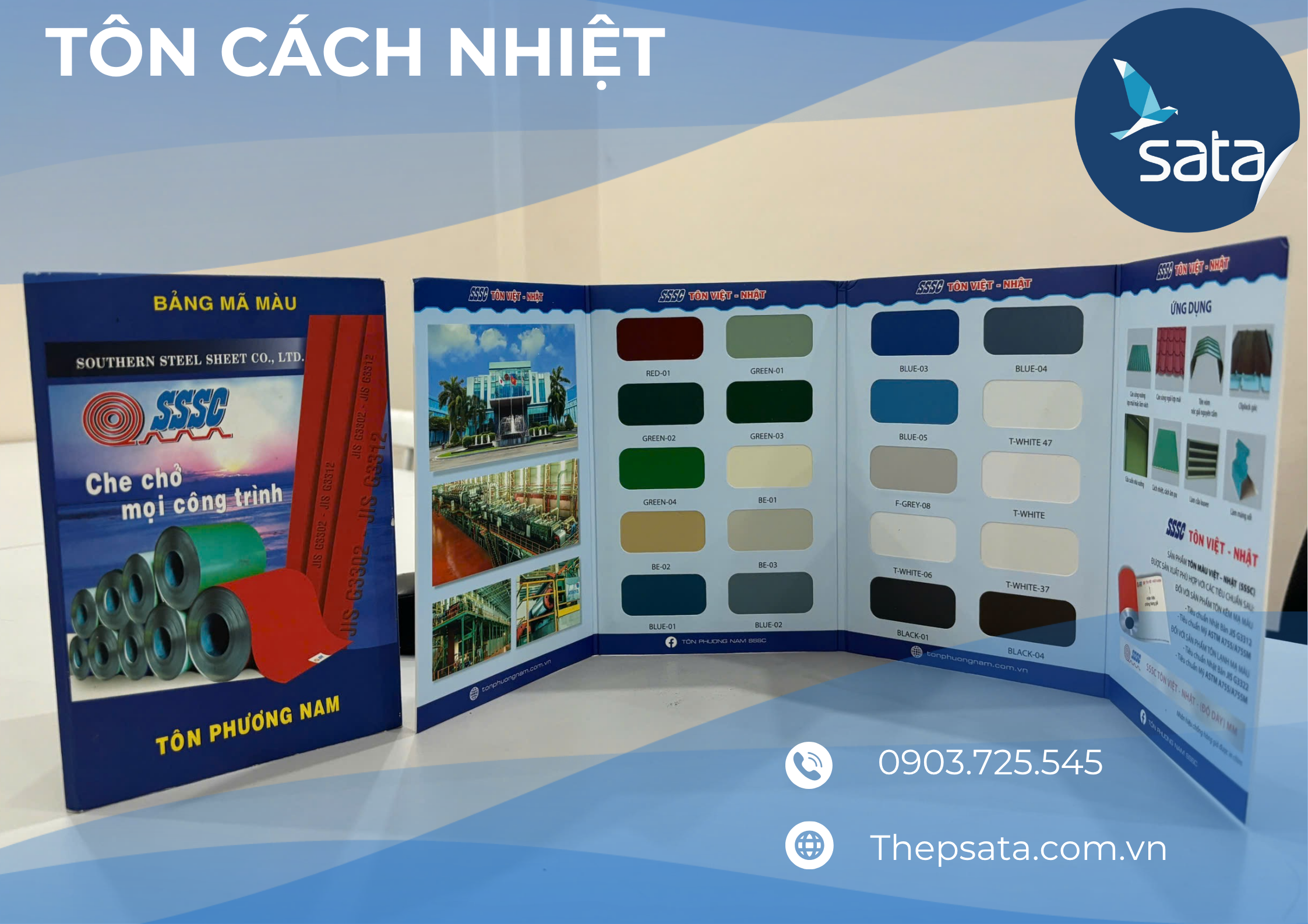 BẢNG MÀU TÔN PHƯƠNG NAM BẢNG MÀU TÔN PHƯƠNG NAM
