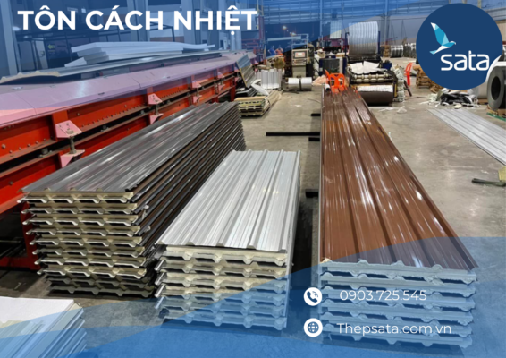 Tôn cách nhiệt Phương Nam được sản xuất với nhiều loại khác nhau gồm tôn xốp PU, tôn Panel, tôn xốp OPP,…