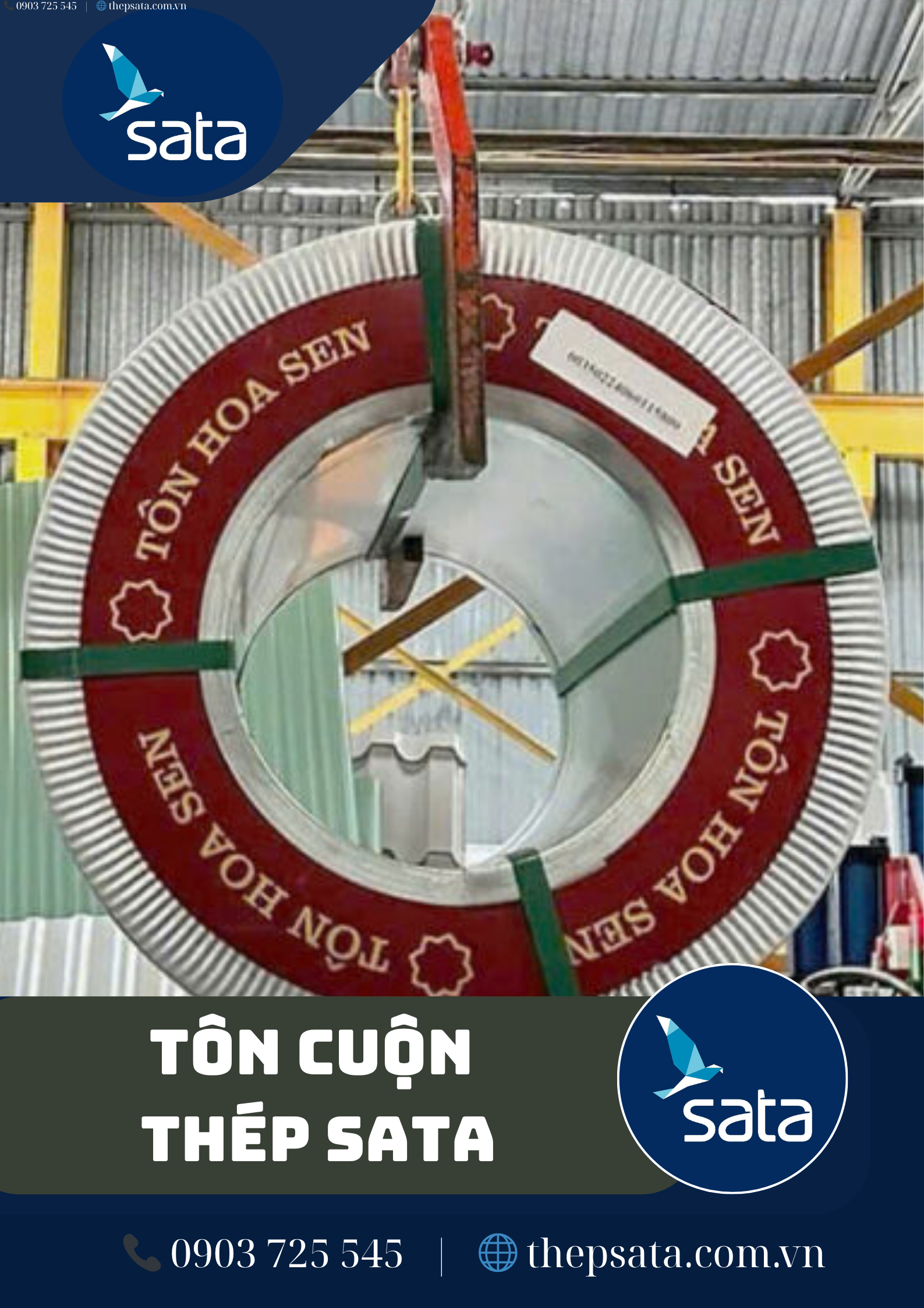 Tôn cuộn Hoa Sen Tôn cuộn Hoa Sen