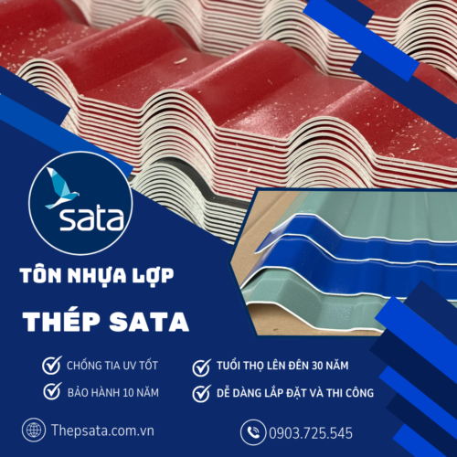 tôn nhựa lợp