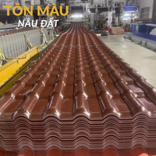 Tôn màu nâu đất