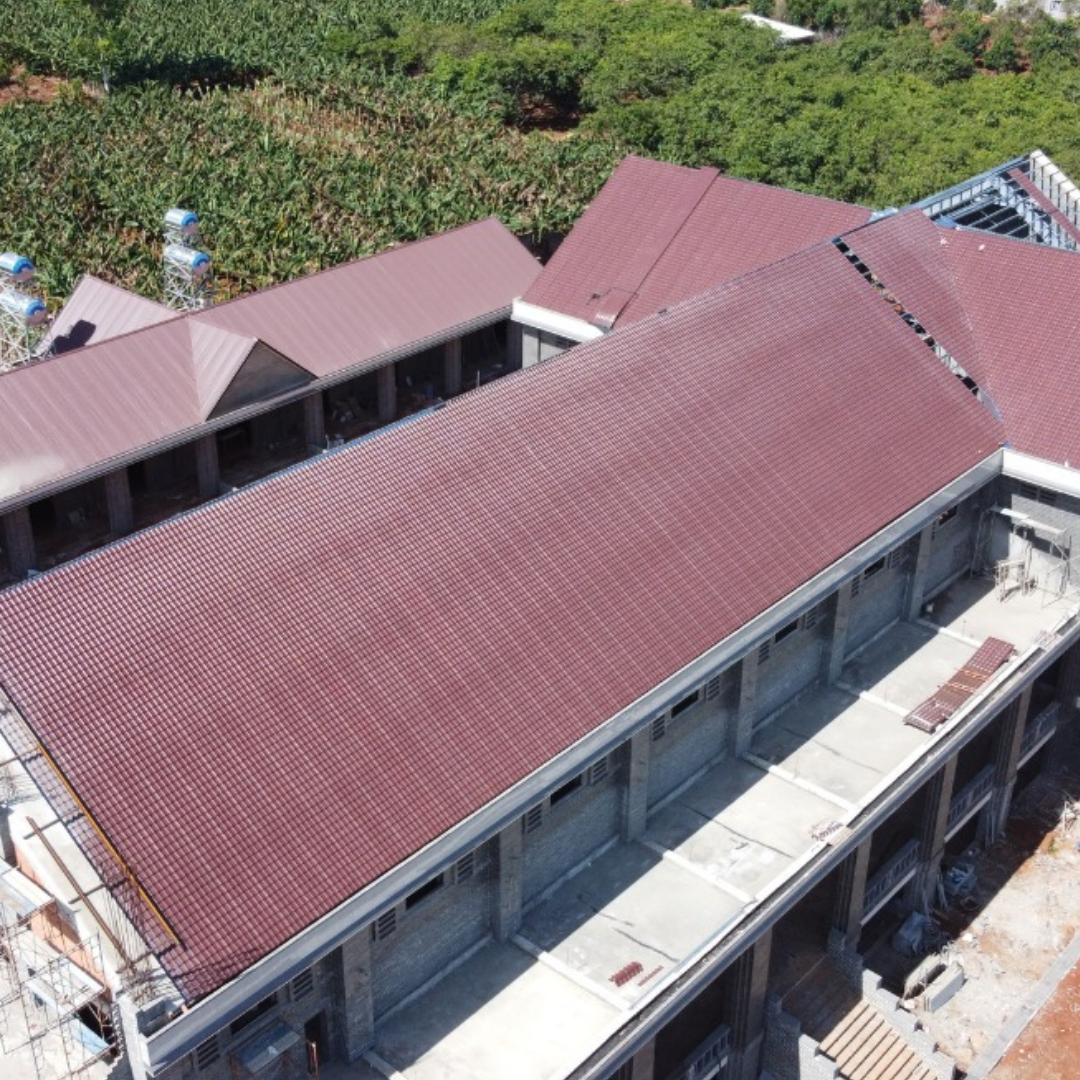 Tôn màu nâu đất Tôn màu nâu đất