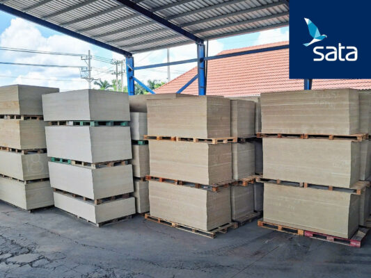 Tấm cemboard có các kích thước tiêu chuẩn, phù hợp với nhiều nhu cầu thi công