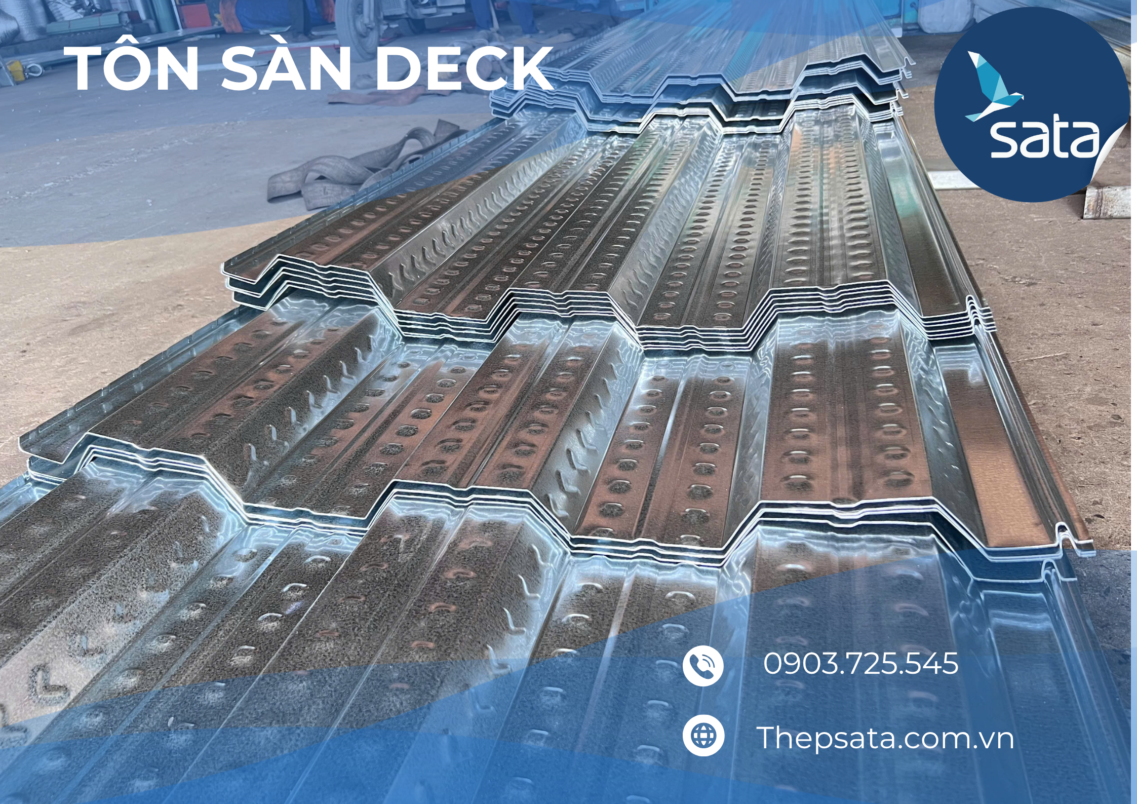 Tôn Sàn Deck là gì? Tìm hiểu về quy cách của tôn sàn deck