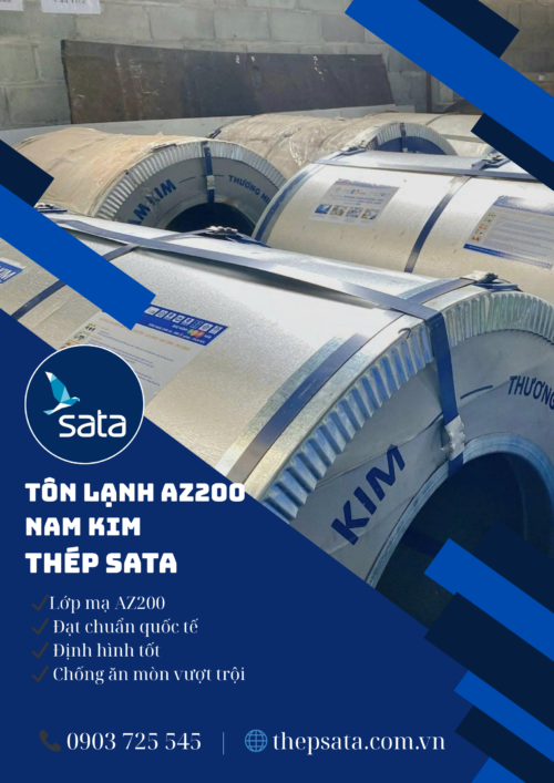 Giá Tôn Lạnh AZ200 Nam Kim 2026 – Báo Giá Minh Bạch [CK-10%]
