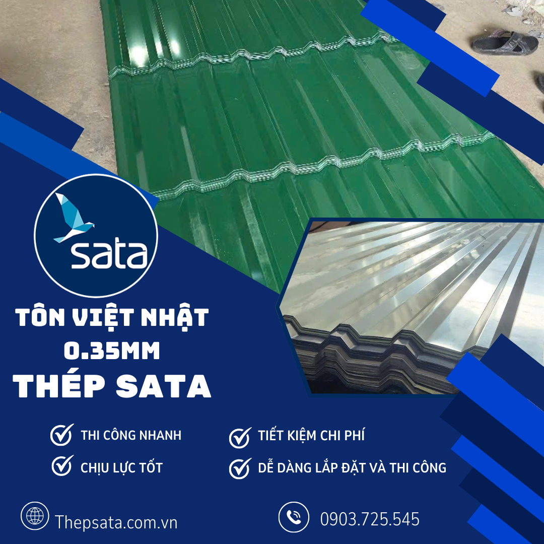 Tôn Việt Nhật 0.35mm Tôn Việt Nhật 0.35mm
