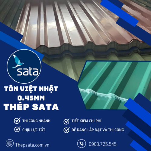 Tôn Việt Nhật 0.45mm